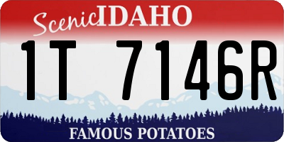 ID license plate 1T7146R