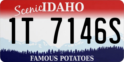 ID license plate 1T7146S