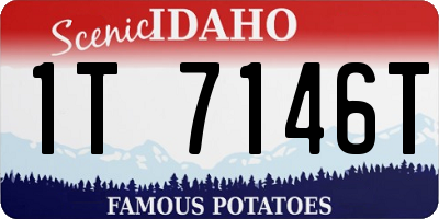 ID license plate 1T7146T