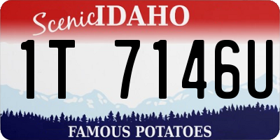 ID license plate 1T7146U