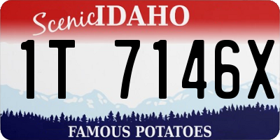 ID license plate 1T7146X