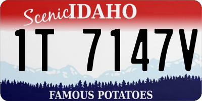 ID license plate 1T7147V