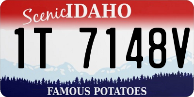 ID license plate 1T7148V
