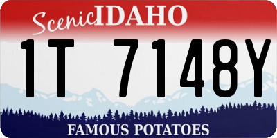 ID license plate 1T7148Y