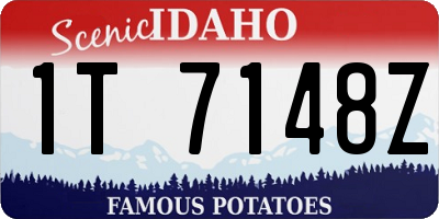 ID license plate 1T7148Z