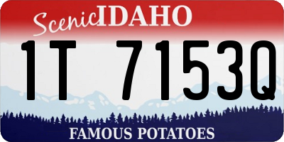 ID license plate 1T7153Q