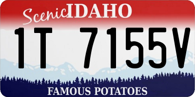 ID license plate 1T7155V