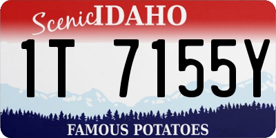 ID license plate 1T7155Y