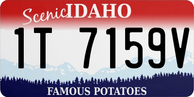 ID license plate 1T7159V