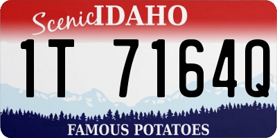 ID license plate 1T7164Q