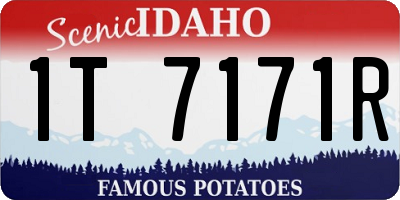 ID license plate 1T7171R