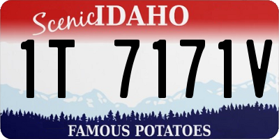 ID license plate 1T7171V