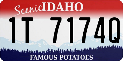 ID license plate 1T7174Q