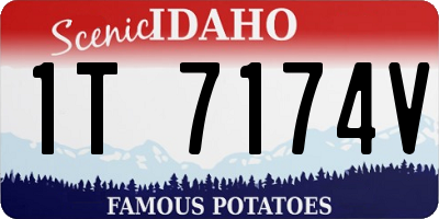 ID license plate 1T7174V