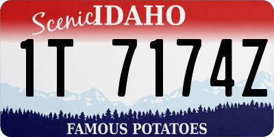 ID license plate 1T7174Z