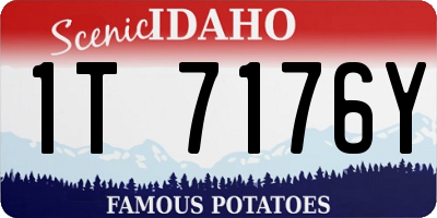 ID license plate 1T7176Y