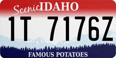 ID license plate 1T7176Z