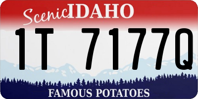 ID license plate 1T7177Q