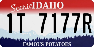 ID license plate 1T7177R