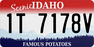 ID license plate 1T7178V
