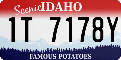 ID license plate 1T7178Y