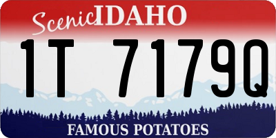 ID license plate 1T7179Q
