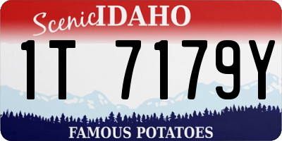 ID license plate 1T7179Y