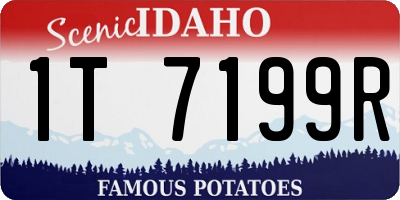 ID license plate 1T7199R