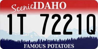ID license plate 1T7221Q