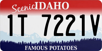 ID license plate 1T7221V