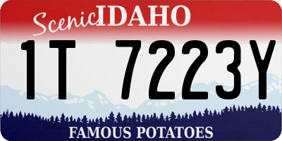 ID license plate 1T7223Y