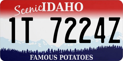 ID license plate 1T7224Z