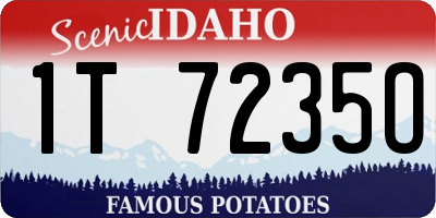 ID license plate 1T7235O