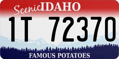 ID license plate 1T7237O