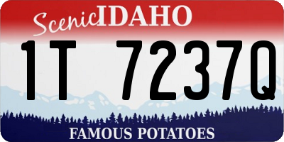 ID license plate 1T7237Q