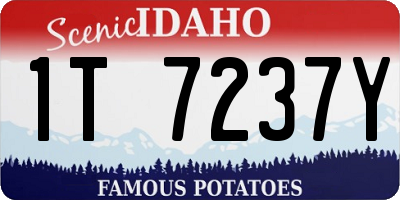 ID license plate 1T7237Y
