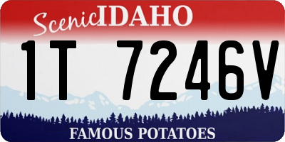ID license plate 1T7246V