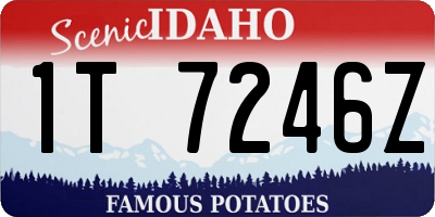 ID license plate 1T7246Z