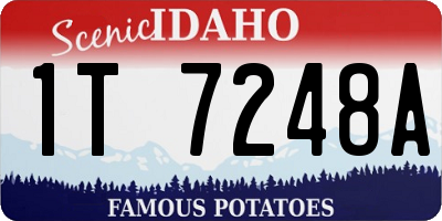 ID license plate 1T7248A