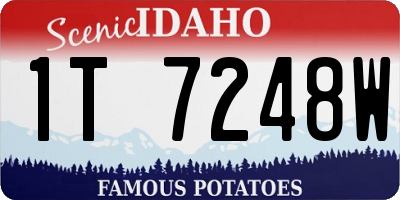 ID license plate 1T7248W