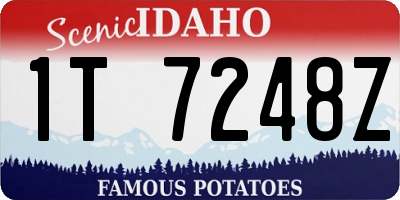 ID license plate 1T7248Z
