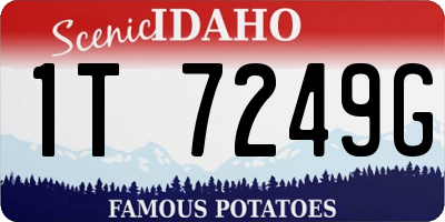 ID license plate 1T7249G