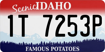 ID license plate 1T7253P