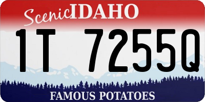 ID license plate 1T7255Q
