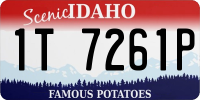 ID license plate 1T7261P