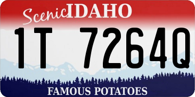 ID license plate 1T7264Q
