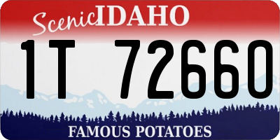 ID license plate 1T7266O
