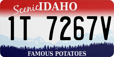 ID license plate 1T7267V