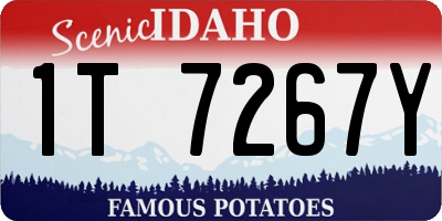 ID license plate 1T7267Y