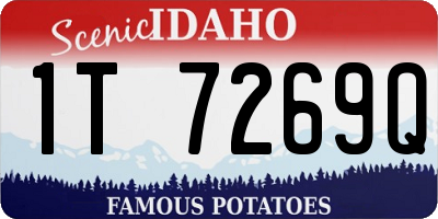 ID license plate 1T7269Q